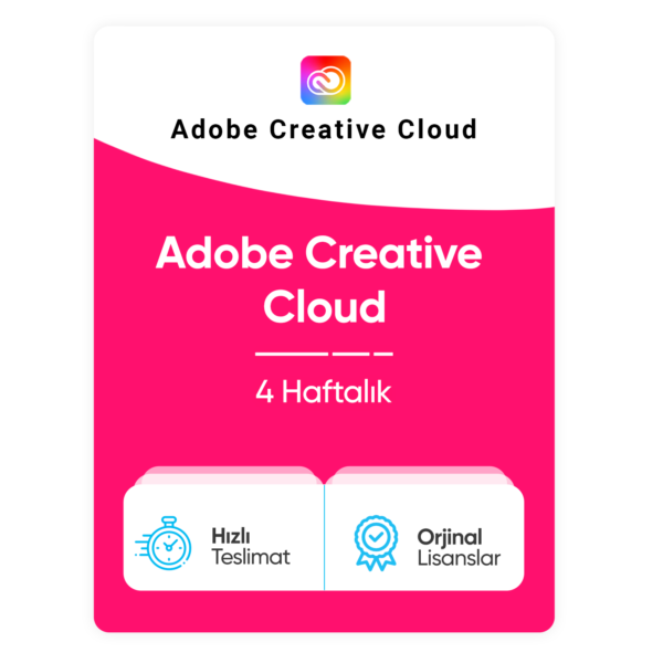 Adobe Creative Cloud – 4 Haftalık